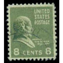 Used 813 8c Martin Van Buren Fine M07842