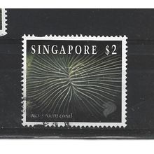 Singapore.SG751 $2 Mushroom coral.Fine Used.Jul25b
