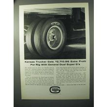 1964 General Dual Super G Tires Ad - Extra Profit