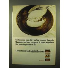 1965 Carnation Coffee-Mate Ad - Non-Dairy Creamer