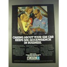 1977 GM Quality Service Parts Ad - Keeps in Business