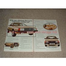1982 2pg Austin Ambassador VandenPlas Car Ad - NICE!