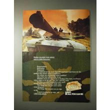 1990 U.S. Army Ad - Start Career Give it Firepower