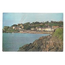 WHITE BEACH, CLEVEDON, SOMERSET unused vintage postcard Plastichrome =