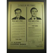 1964 The Eleven Clearing Banks Advertisement - A tale of our times