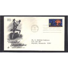 FDC Art Craft 1548 10c Sleepy Hollow (Cachet-Typed/A) CV39700