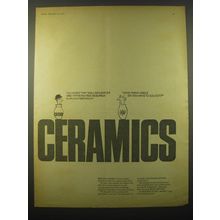 1965 Shell-Mex BP Oil Ad - Ceramics