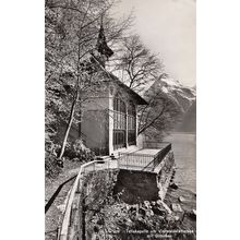 Tellskapelle AM Vierwaldstattersee Mit Gitschen Swiss RPC Postcard
