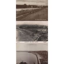 Bathing Beach Paignton 3x Real Photo Devon WW1 Postcard s