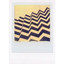 Zig Zag Optical Display Award Analog Illusion Photo Postcard