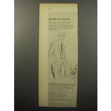 1955 Gordon of Philadelphia Blazer Ad - Lanella for leisure