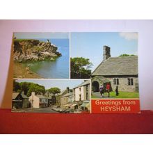 multiview, HEYSHAM, LANCASHIRE used postcard by Dennis 1978 pm =