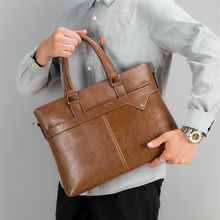 Hommes D'affaires de Horizontal En Cuir Porte-Documents Sac À Main