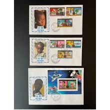 Centrafricaine 1979 Mi. 606 - 611 Bl. 49 FDC Année Internationale l'Enfant IYC