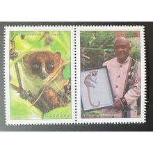 Madagascar 2021 Mi. 2722 - 2723 Lemuriens Lemurs faune Fauna Microcebus 2 val.