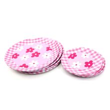 Metal Teapot And Cups Kitchen Playset (Flower)