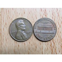 1970 USA 1 Cent Lincoln Memorial Coin
