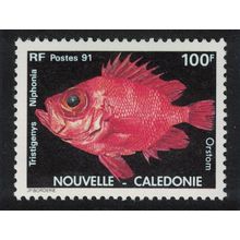 New Caledonia Japanese Bigeye Fish 100f 1991 MNH SG#920