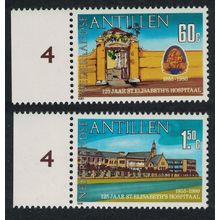 Neth. Antilles 125th Anniversary of St Elisabeth's Hospital 2v 1981 MNH