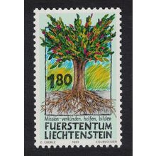 Liechtenstein Missionary Work Tree 1993 MNH SG#1054