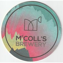 BEER MAT - McCOLL'S BREWERY - THE SPECTRUM ACROSS BEERS - (Cat No 001) - (2019)