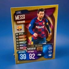 Topps Match Attax 2019-2020 Lionel Messi UCL Record Holder Barcelona #311