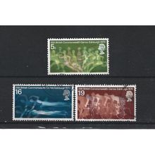 GB.Ninth British Commonwealth Games set of 3.Fine Used.Jul25
