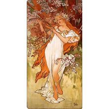 Spring_1896_panel Poster Canvas Movie Film Print A0 A1 A2 A3 A4 A5 A6 Art Wall D