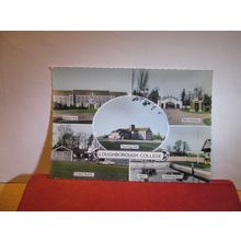 multiview, THE COLLEGE, LOUGHBOROUGH LEICESTERSHIRE unused postcard RP =