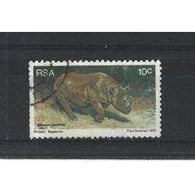 SouthAfrica.SG405 10c Black Rhinoceros.Fine Used.Sep25d