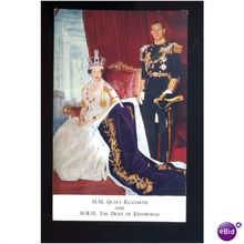 Royalty QUEEN ELIZABETH II & Duke Of Edinburgh Postcard by Salmon