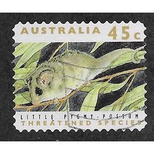 AUS 1992 45c (S/A) 'LITTLE PYGMY '(PERF 11 .5)(LITHO) FINE USED (EBID60-056)