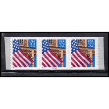 2915A 32c U.S. Flag Over Porch Very Fine MNH PNC 66666A/3 P/UL PA3594