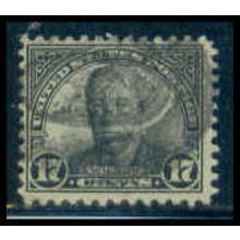 Used 697 17c Woodrow Wilson Barely Clears M09629