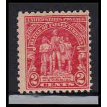 680 2c Fallen Timbers Barely Clears MNH O1679