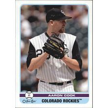 2009 O Pee Chee Baseball Aaron Cook