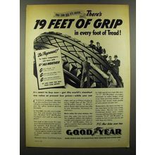 1941 Goodyear G-3 All-Weather Tires Ad - Grip