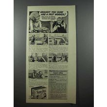 1941 Sure-Jell Pectin Ad - Granny A Fast Worker