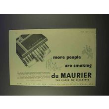 1955 Du Maurier Cigarettes Ad - People Are Smoking
