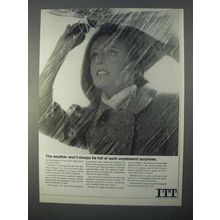1966 ITT Corporation Ad - Weather Won't be Surprises