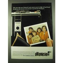 1969 Polaroid Land Cameras Ad - Turn Light Off and Beep