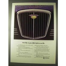 1974 Wolesely Six Car Ad - Put A Light In Your Life