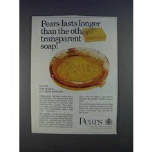 1980 Pears Soap Ad - Lasts Longer Than The Other