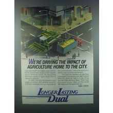 1985 Ciba-Geigy Dual Ad - The Impact of Agriculture