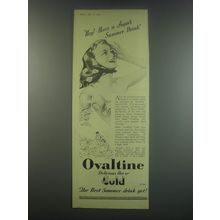 1949 Ovaltine Drink Ad - Hey! - Here's a super summer drink
