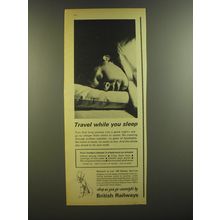 1964 British Railways Ad - Travel while you sleep