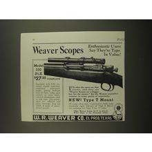 1938 Weaver Model 330 Scope Advertisement