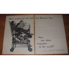 1952 Woman's Day Magazine Advertisement - More women go out and buy Woman's Day