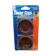 4-Pack Modern Design Round Caster Cups 1-11/16" Smooth Surface Protector