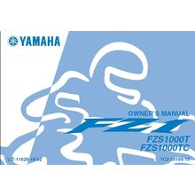 YAMAHA FZS1000T FZS1000TC OWNERS MANUAL 2004 MOTORCYCLE 104 PAGES IN ENGLISH